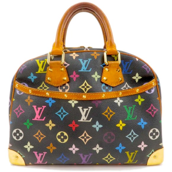 Updated Photos 📸 Louis Vuitton Trouville Takashi Murakami Multi-Color Bag - Picture 2 of 14